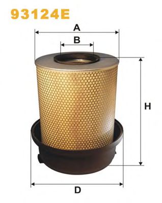 WIX FILTERS 93124e -  Воздушный фильтр